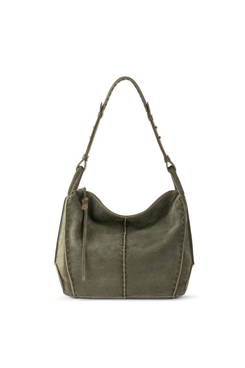 Shop The Sak Los Feliz Hobo In Moss Suede