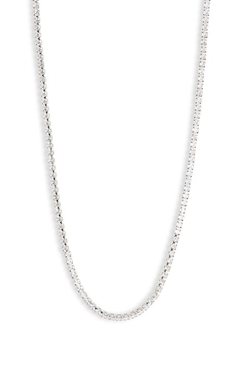 Cubic Zirconia Tennis Necklace