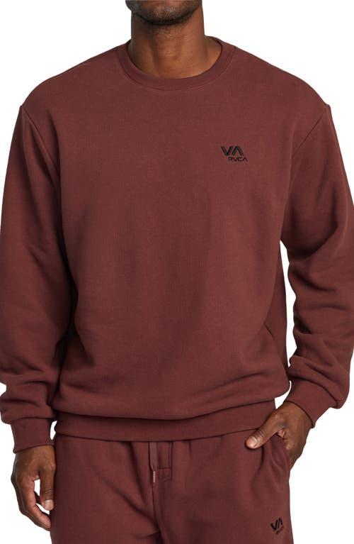 RVCA Essential Logo Embroidered Sweatshirt at Nordstrom,