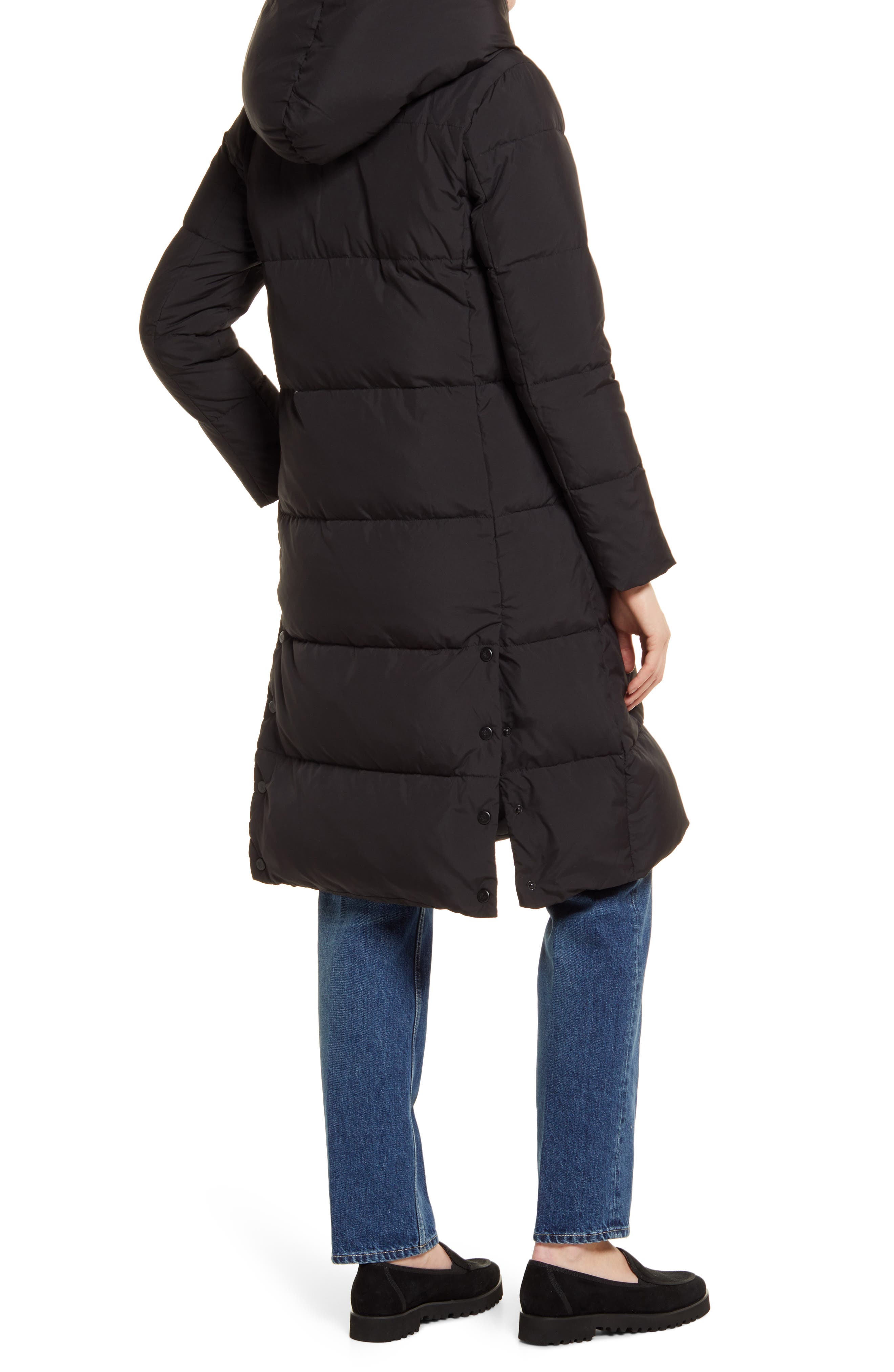 pillow collar puffer coat