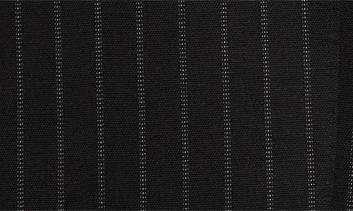 Dolce & Gabbana Single-breasted Pinstripe Wool Turlington Jacket In Black