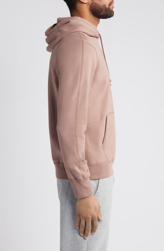 Shop Reigning Champ Midweight Terry Pullover Hoodie In Desert Rose