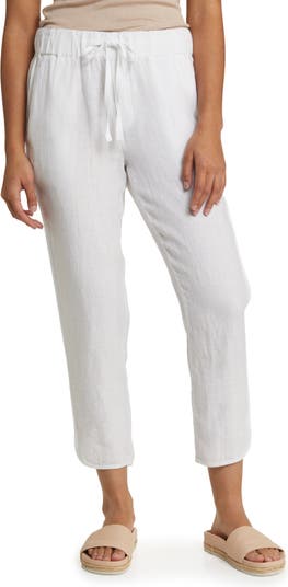 Caslon® Tulip Hem Linen Pants