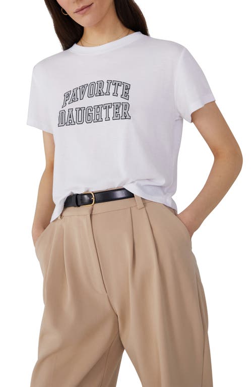 Favorite Daughter Collegiate Crop Graphic Tee at Nordstrom,