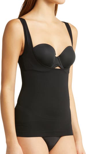 Empetua by Shapermint Open Bust Shaper Cami Tank Black/Nude Sizes