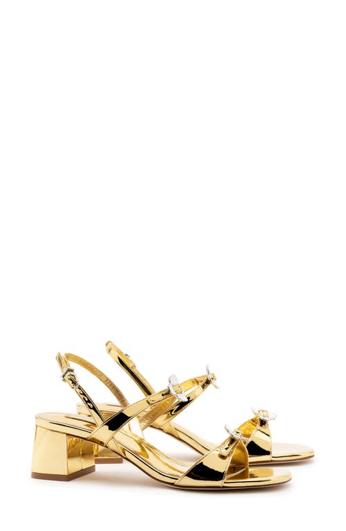 Larroudé Tinx Sandal in Gold