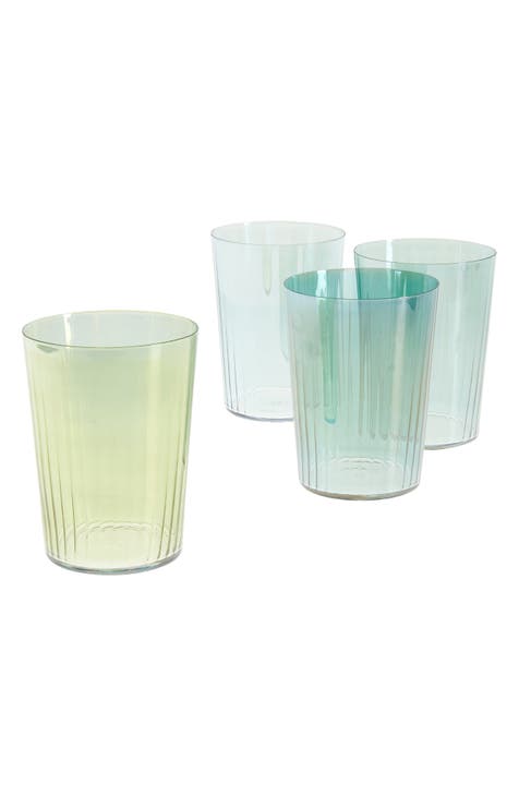 Gems Tall Drinking Glasses (Set of 4)