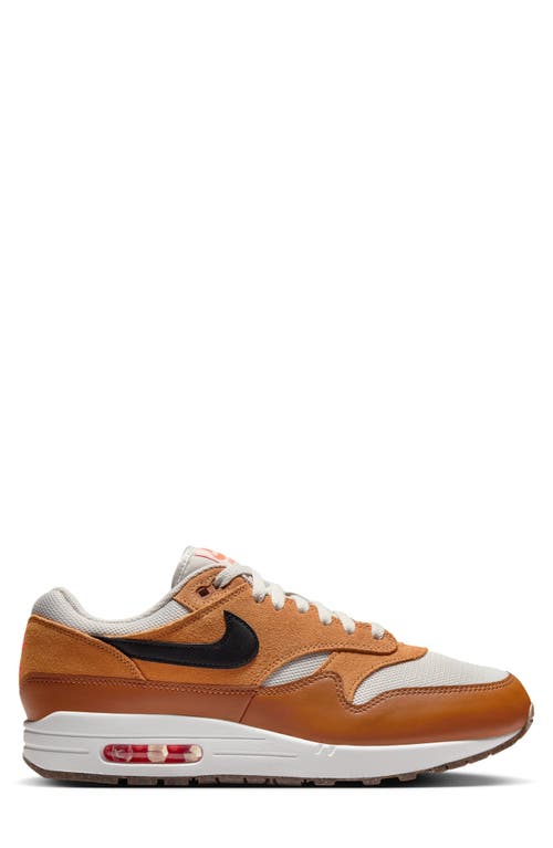 Nike Men's Air Max 1 Essential Shoes In Bone/black/flax