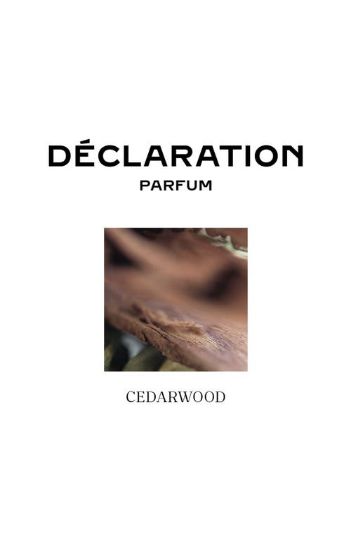 Cartier Déclaration Parfum In No Color