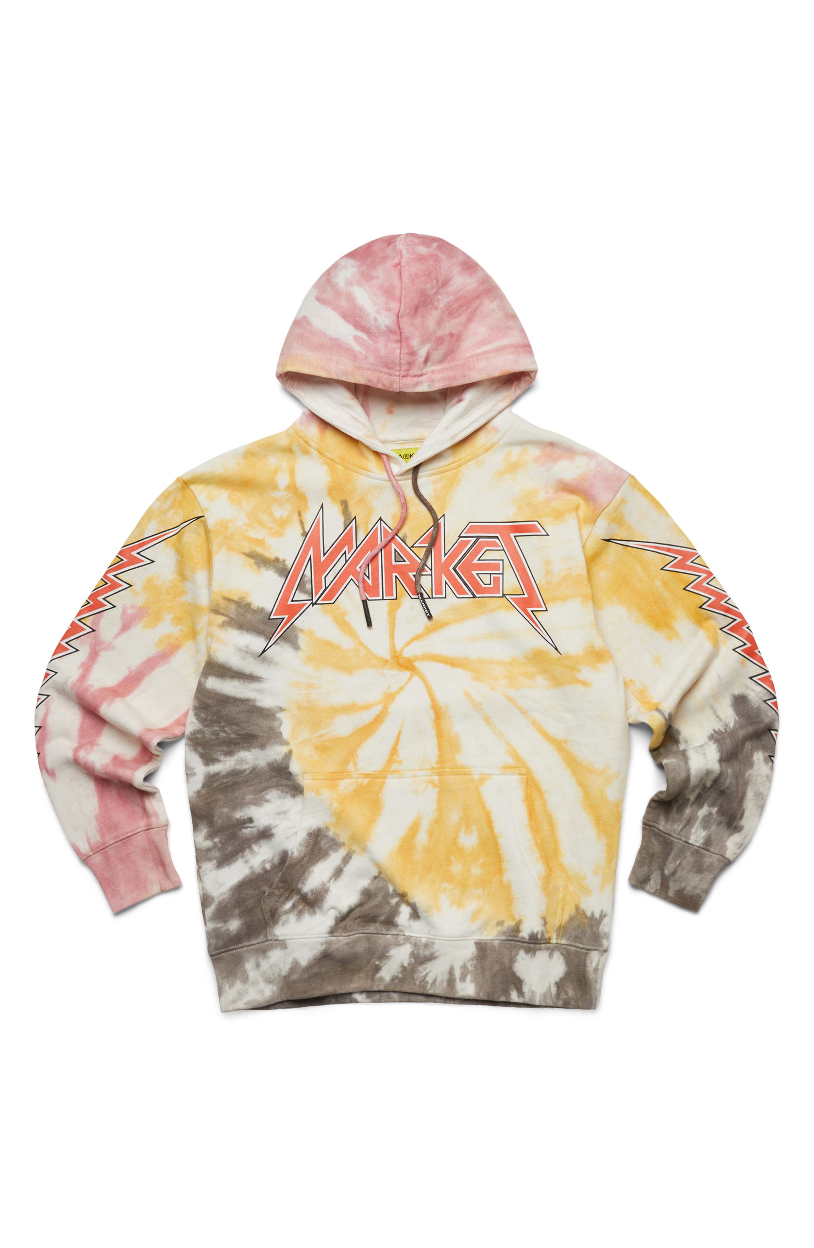 graphic yellow hoodie