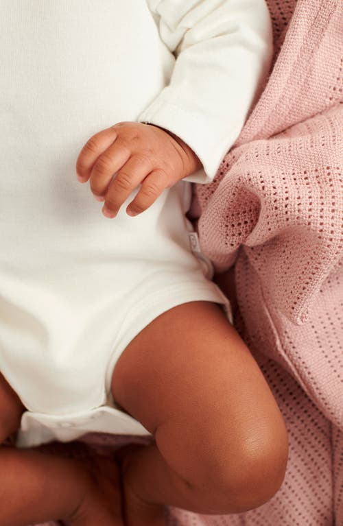 Shop Mori Long Sleeve Bodysuit In White