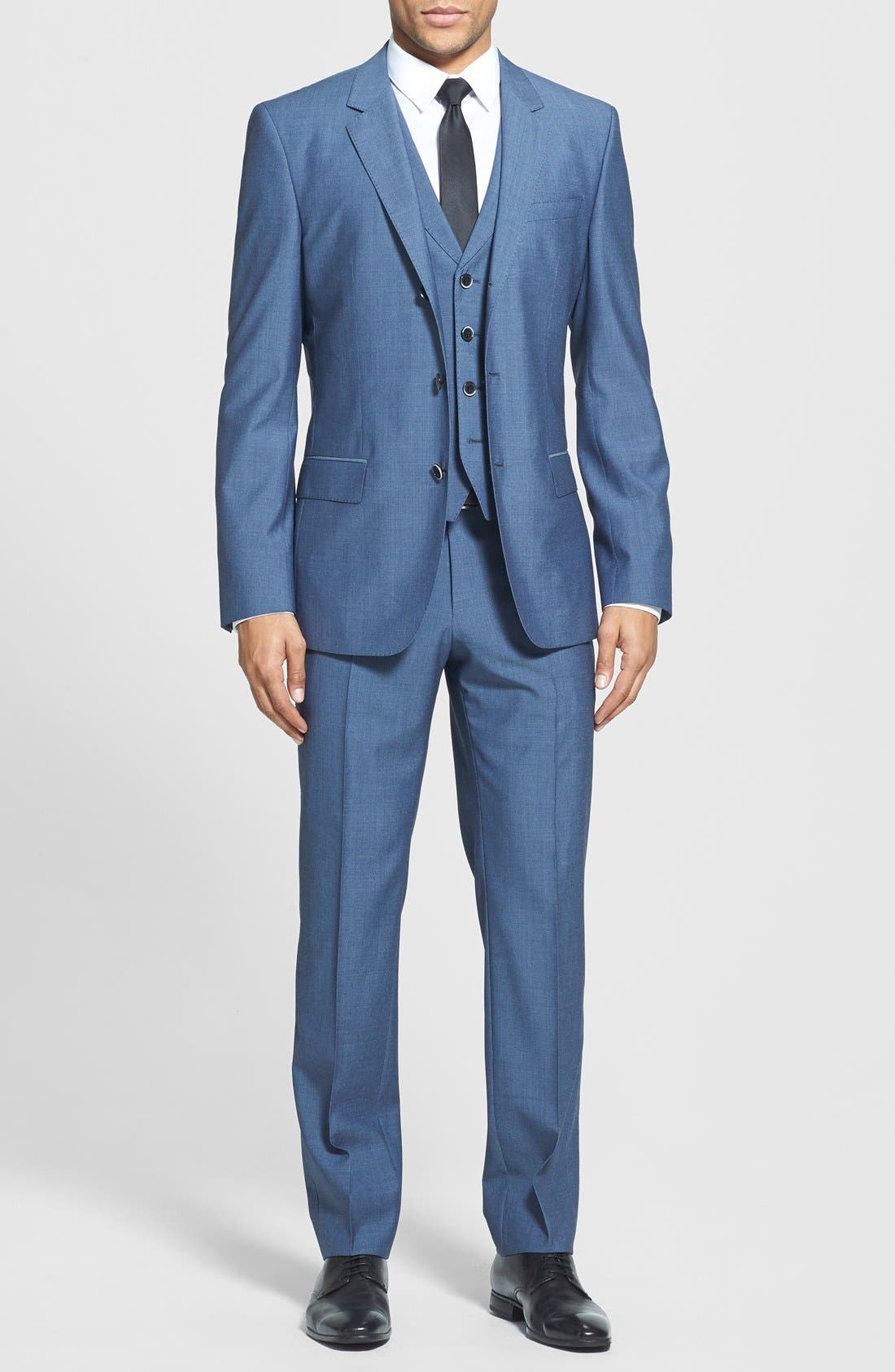 BOSS HUGO BOSS 'Hendry/Fly' Trim Fit ThreePiece Suit Nordstrom