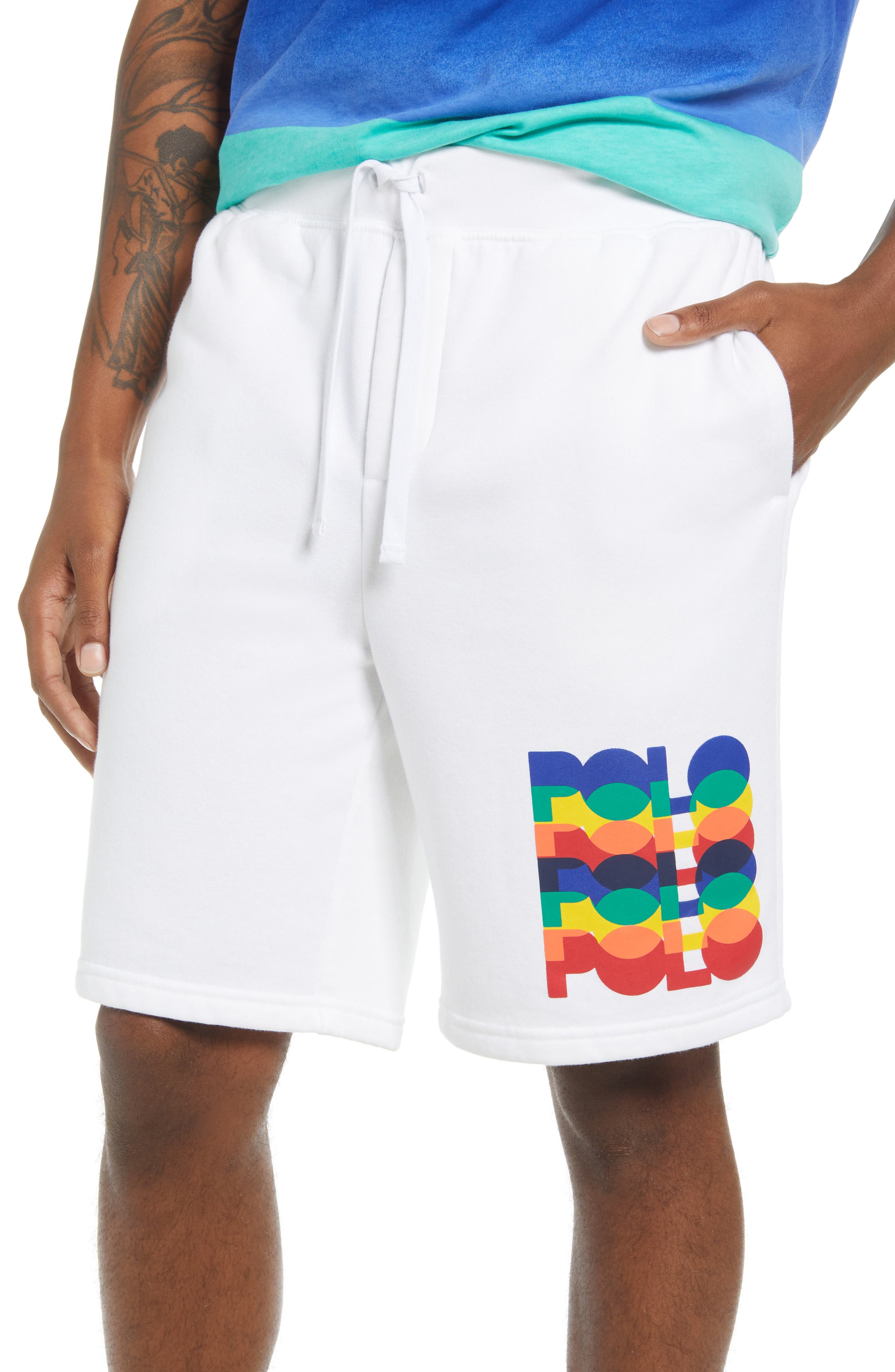 the rl fleece short