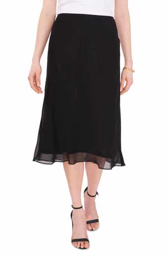 Chaus High/Low Ponte Knit Skirt