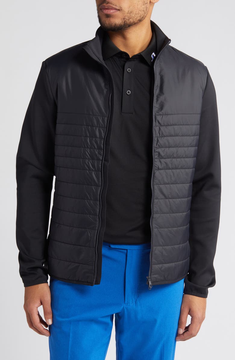 J. Lindeberg Martino Quilted Hybrid Golf Jacket | Nordstrom