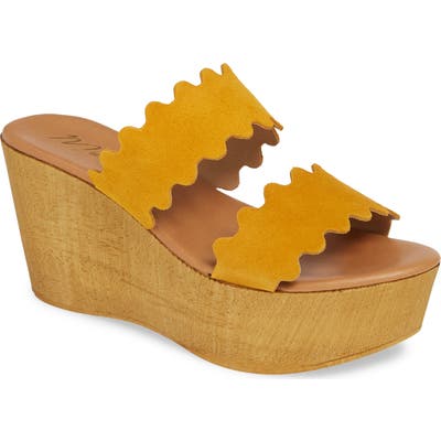 Matisse Charlie Slide Sandal, Yellow