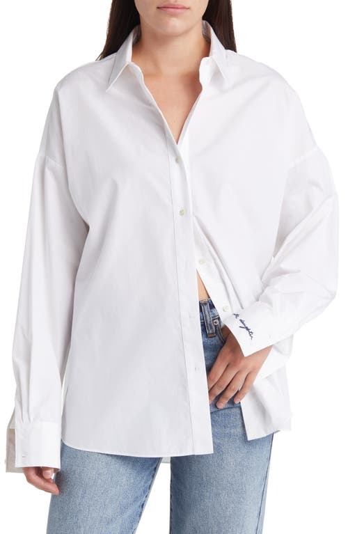 Favorite Daughter The Ex-Boyfriend Button-Up Shirt White at Nordstrom,