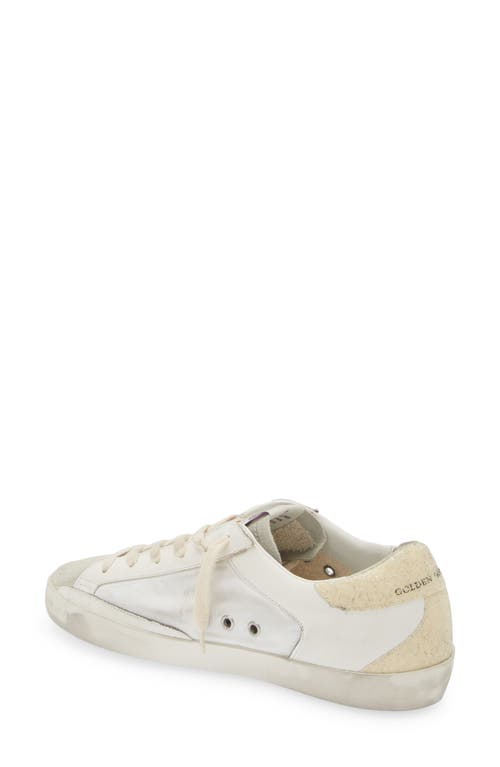 Shop Golden Goose Super-star Genuine Calf Hair Sneaker In Ivory/leopard Calf Hair