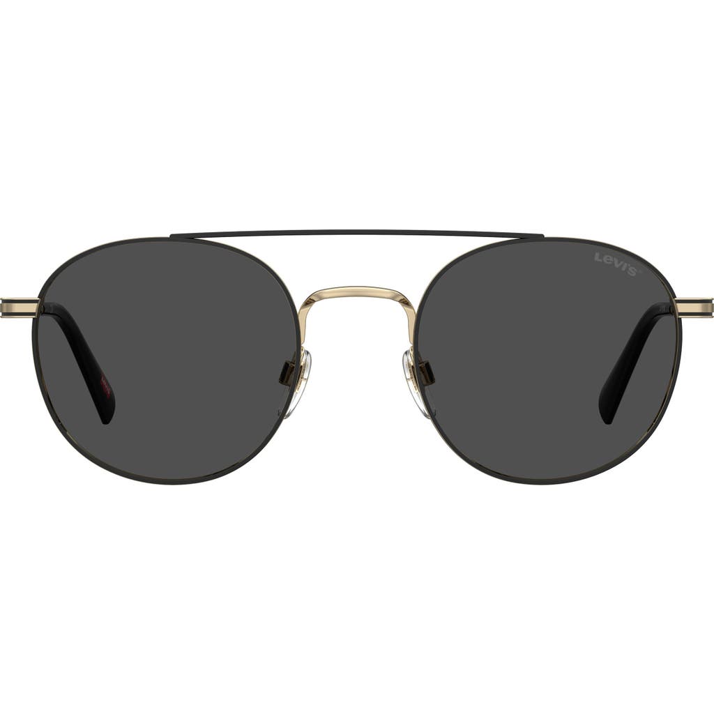Levi's 54mm Round Sunglasses In Black