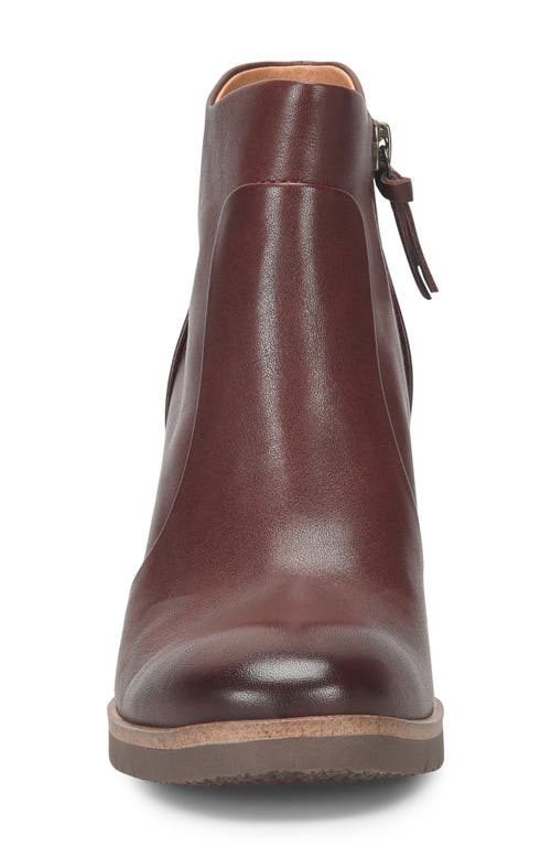 Söfft Maguire Waterproof Wedge Bootie In Bourbon Red