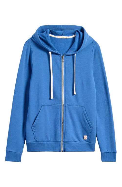 Marine Layer Afternoon Zip Hoodie In Faded Navy