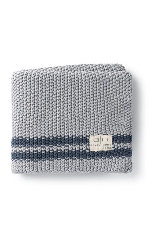 Shop Domani Home Marici Baby Blanket In Cool/blue