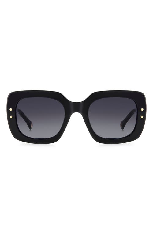 Carolina Herrera 52mm Rectangular Sunglasses in / at Nordstrom