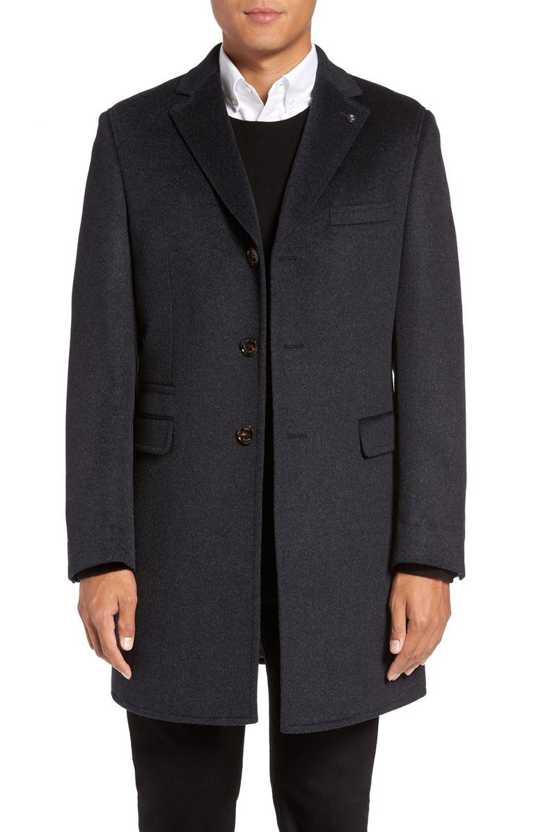 Ted Baker London Alaska Trim Fit Wool & Cashmere Overcoat | Nordstrom
