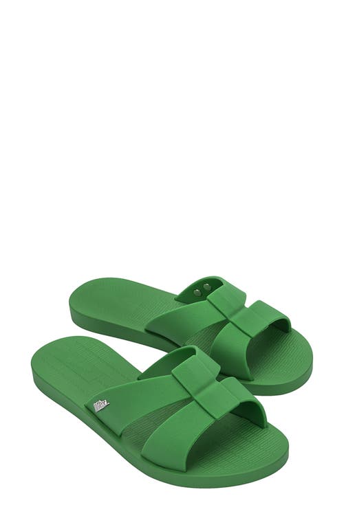 Melissa Sun Oasis Slide Sandal in Green at Nordstrom, Size 6