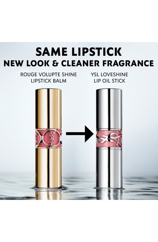 Shop Saint Laurent Loveshine Lip Oil Stick In 201
