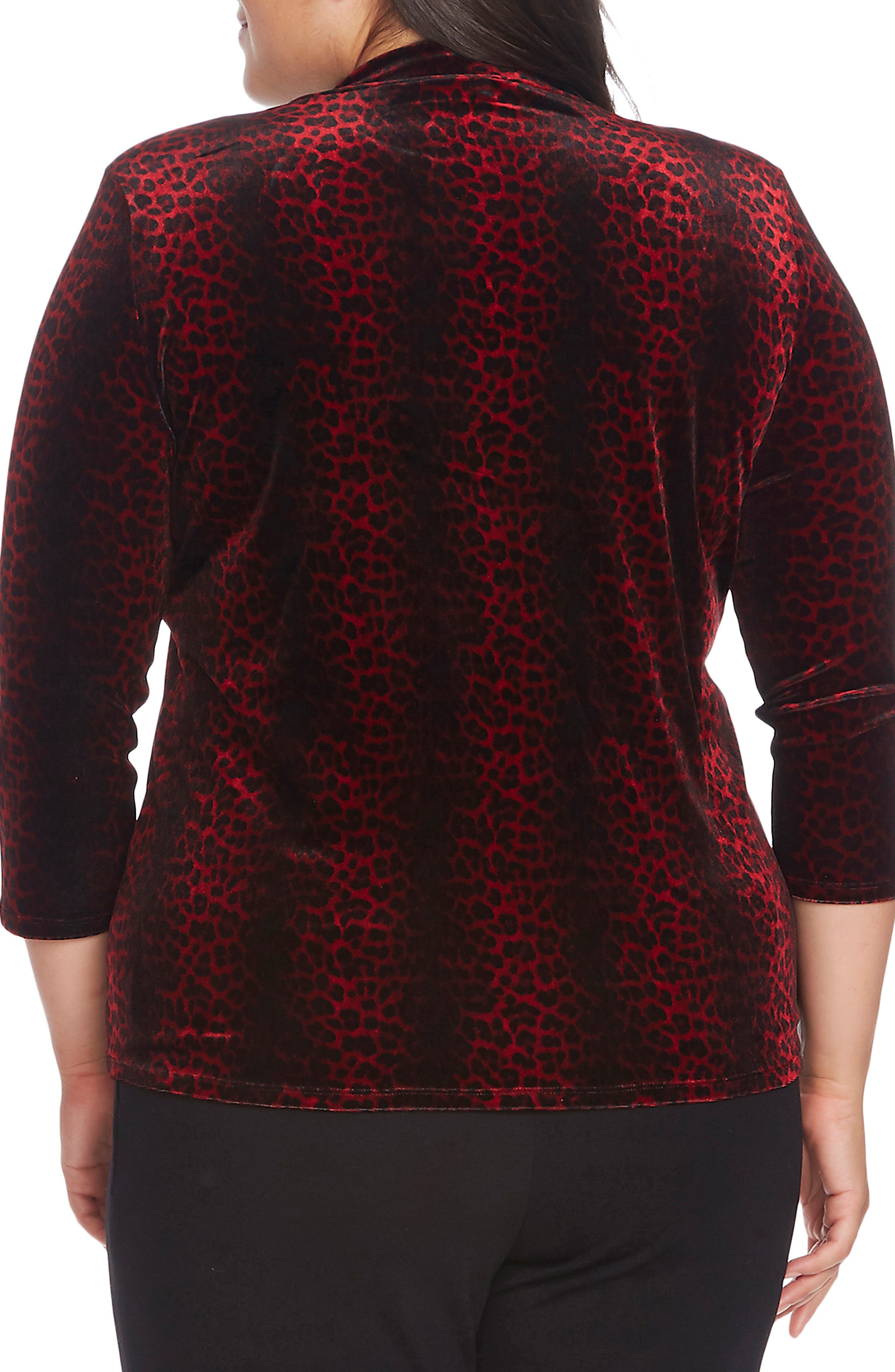 vince camuto velvet top