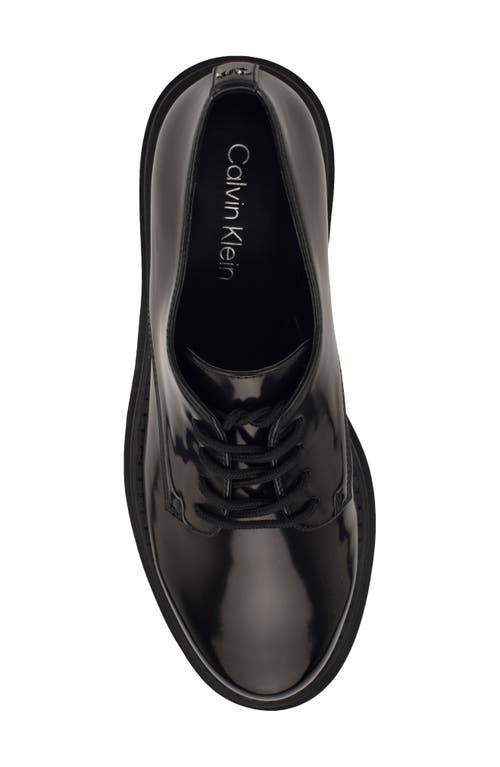 Shop Calvin Klein Graysil Platform Derby In Black