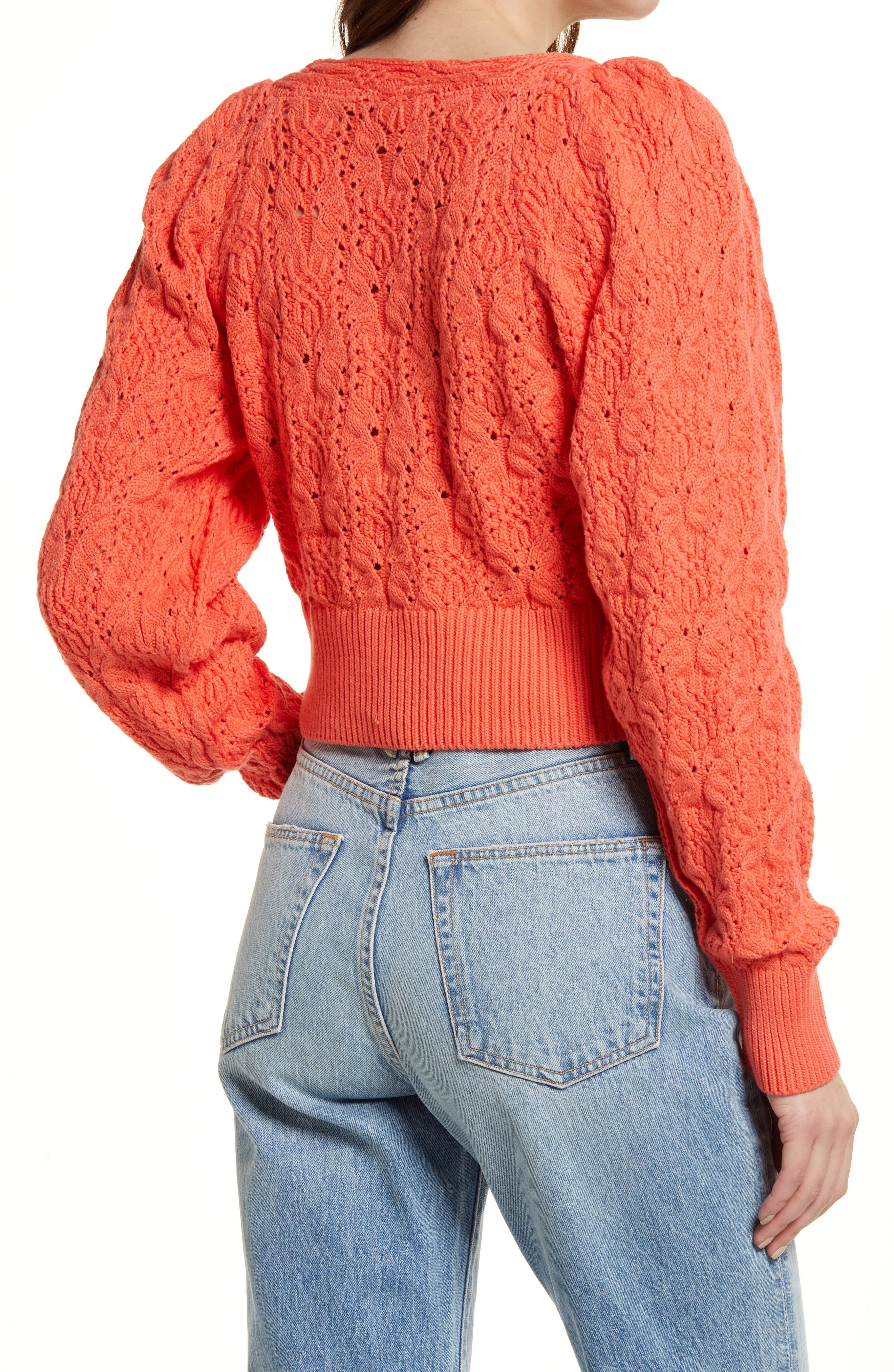 Olive You Cable Wrap Cardigan | Nordstrom