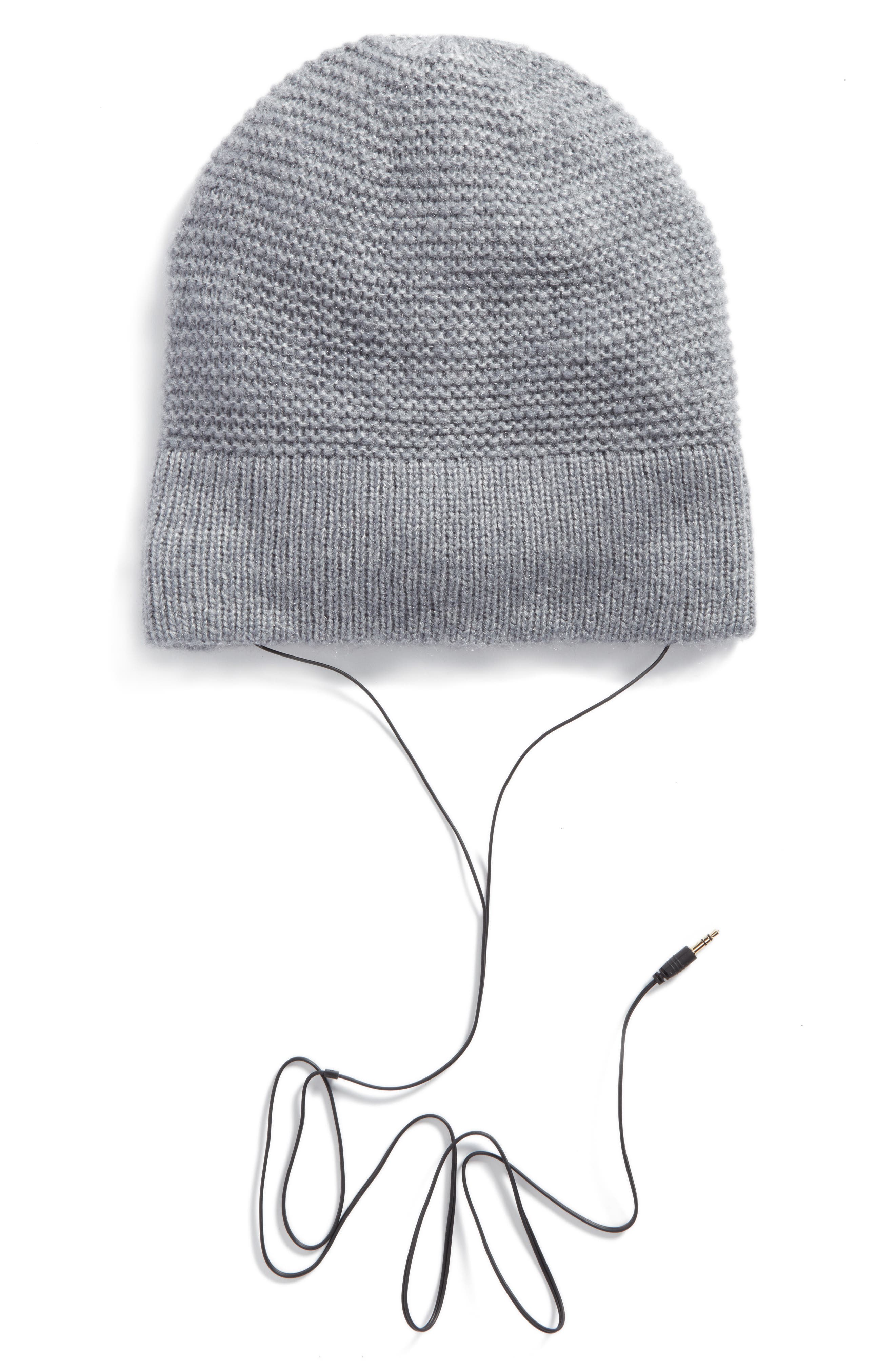 Rebecca Minkoff Slouchy Beanie with Headphones Nordstrom