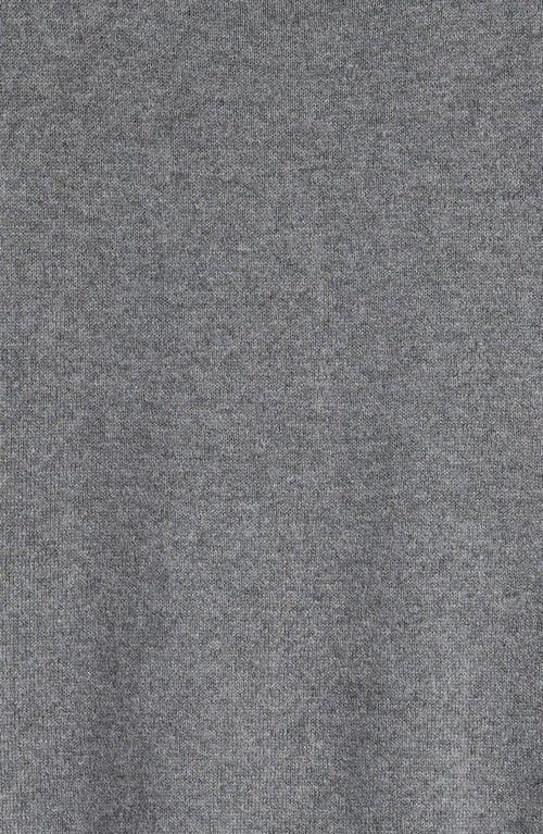 Shop Nordstrom Kids' Cotton & Cashmere Crewneck Sweater In Grey Dark Heather