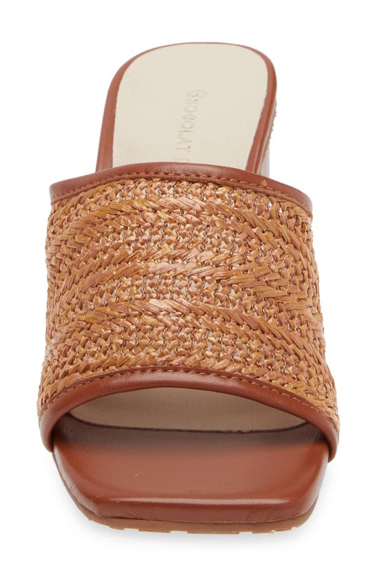 Chocolat Blu Delsy Slide Sandal In Brown
