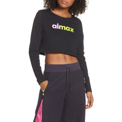Nike Essential Crop Top, Black