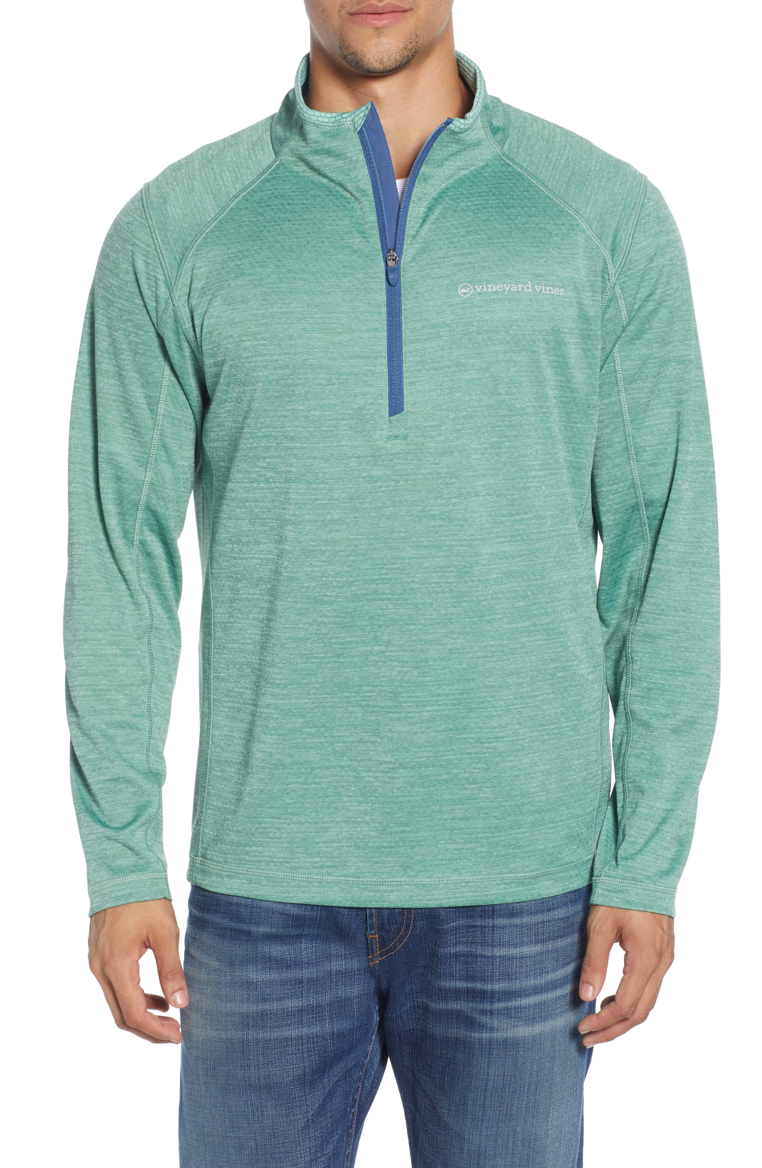 vineyard vines half zip mens