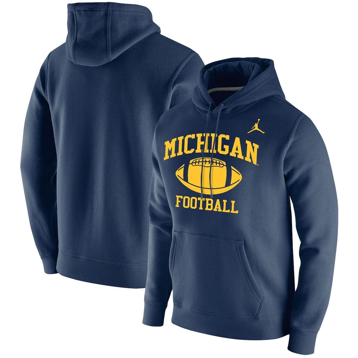 Jordan Brand Men's Jordan Navy Michigan Wolverines Retro Football Club