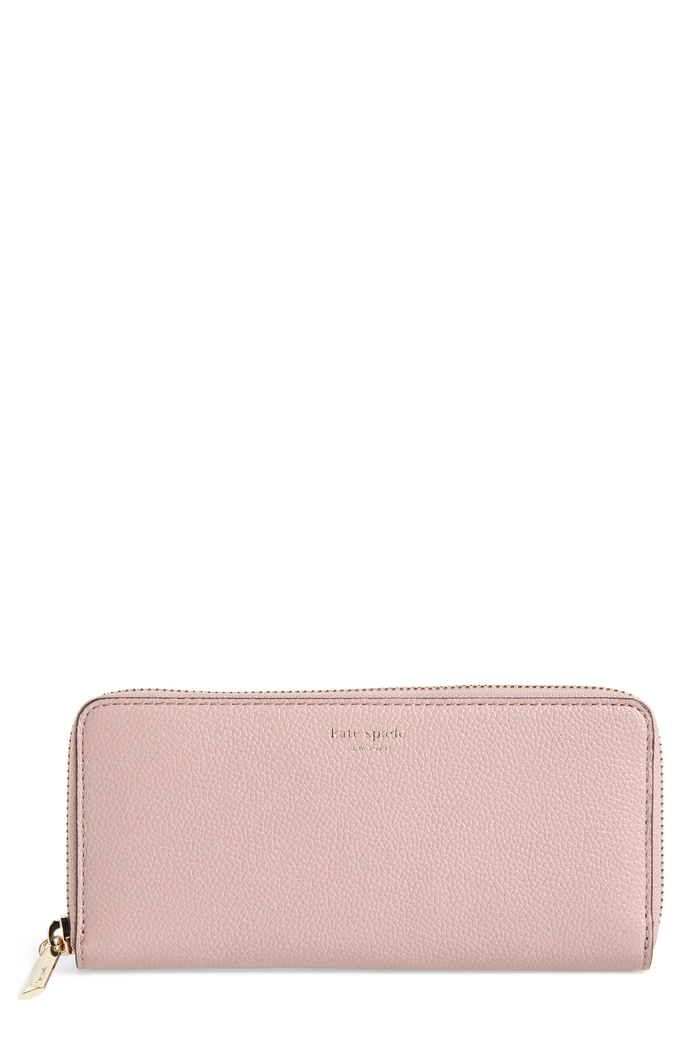UPC 767883431658 product image for Women's Kate Spade New York Margaux Leather Continental Wallet - Pink | upcitemdb.com
