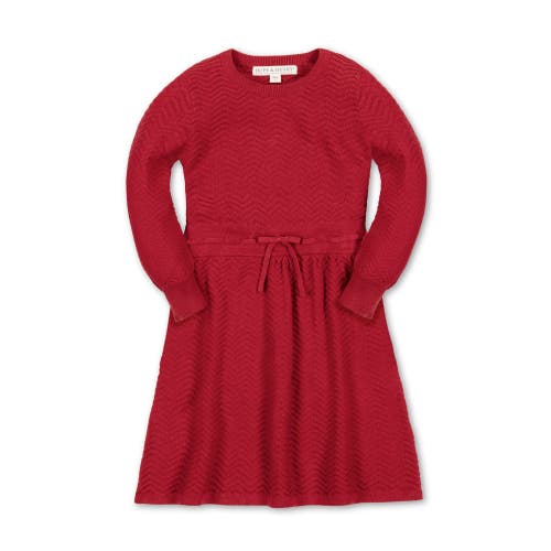 HOPE & HENRY HOPE & HENRY GIRLS' ORGANIC BALLOON SLEEVE SWEATER DRESS, KIDS 