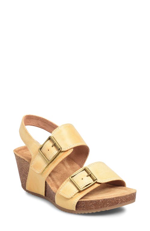 Erlina Wedge Sandal in Mexico Yellow