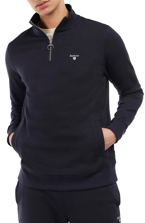 Barbour Rothley Half Zip Pullover Navy at Nordstrom,