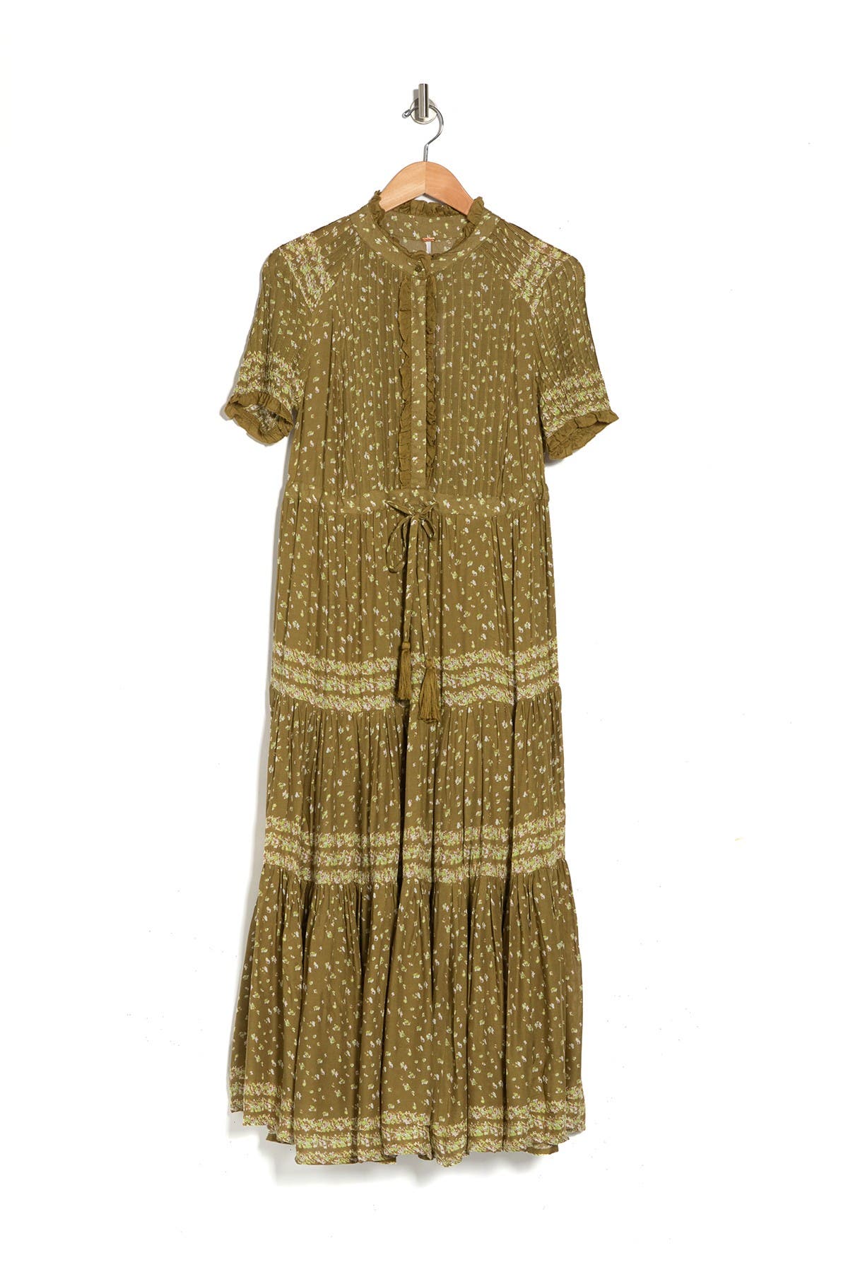 rare feeling pleated maxi dress