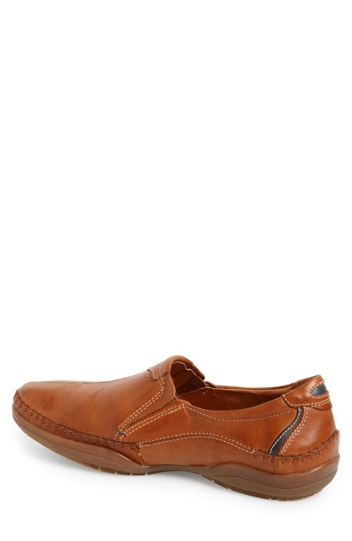 Pikolinos 'san Telmo' Slip-on In Brandy/navy Blue Leather