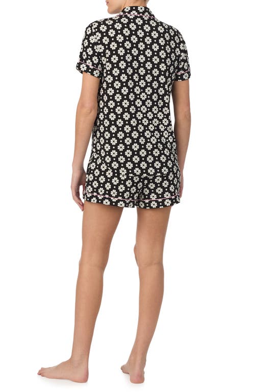 Shop Kate Spade New York Short Pajamas In Black Print