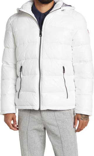 GUESS Hooded Solid Puffer Jacket | Nordstromrack
