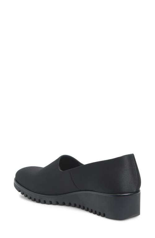 Comfortiva Dana Platform Wedge Slip-on In Black