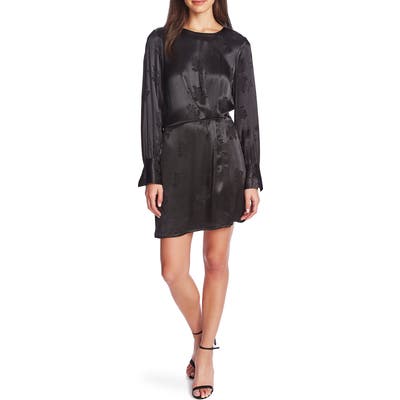 1.state Floral Jacquard Sheath Dress, Black