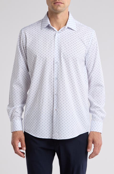 Print Button-Up Shirt